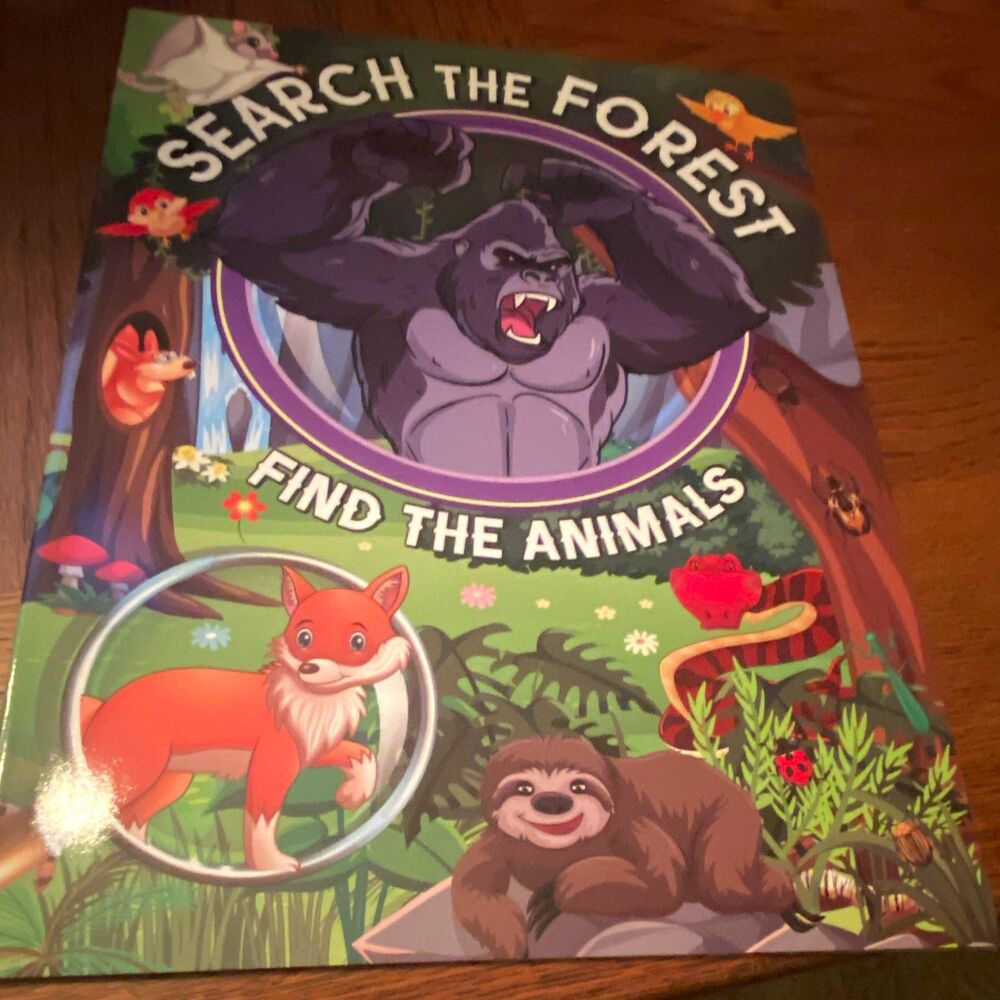 Search the Forest Elfew Find the Animals: Activity Book PB Ages 4-8